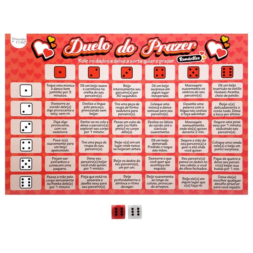 Jogo Duelo do Prazer Romântico