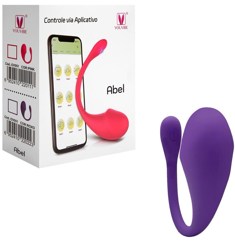 Estimulador Ponto G com Controle por Aplic Abel 10 Modos de Vibração